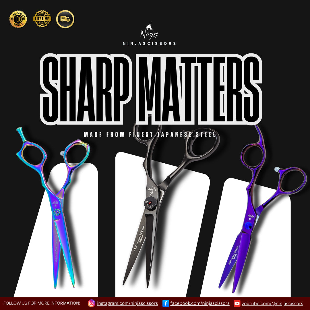 Japanese Haircutting Scissors & Shears – Ninja Scissors