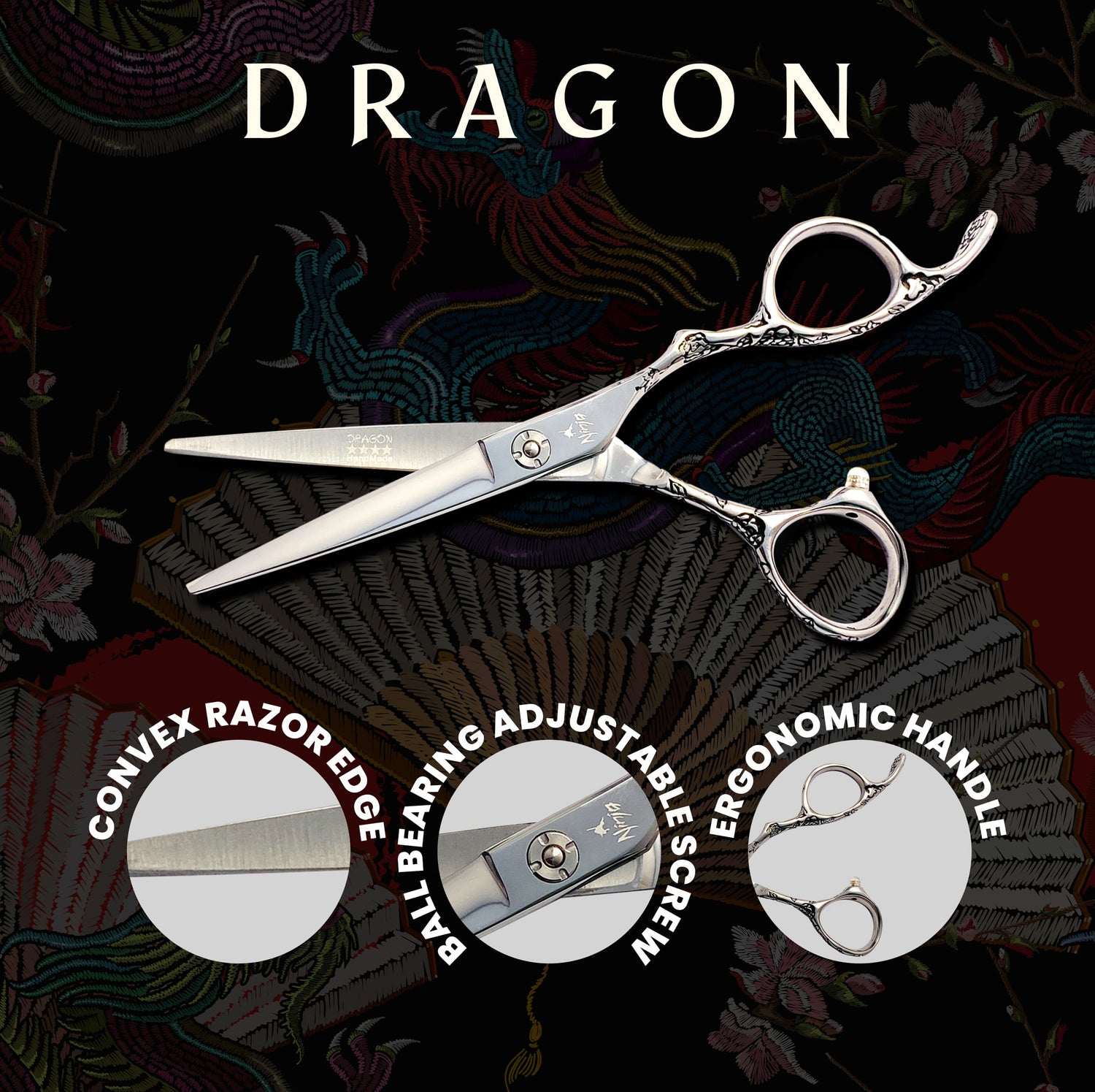 Global Scissors Dragon Cutting Scissor — Salonshop Online